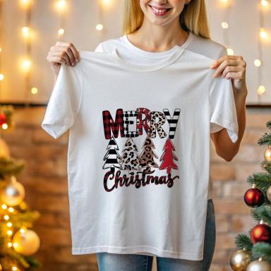 10-Pack Christmas DTF Transfers