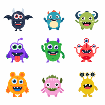 10-Pack Cartoon DTF Transfers