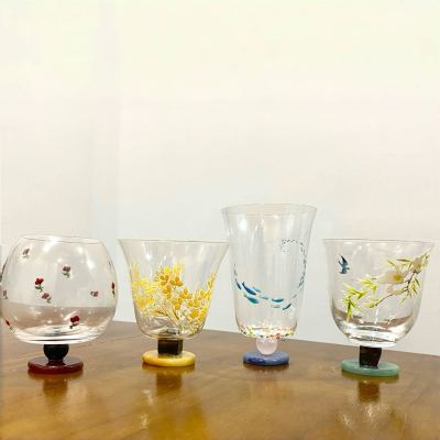 DIY Four Seasons Vintage-Style Glass Cup-undefined
